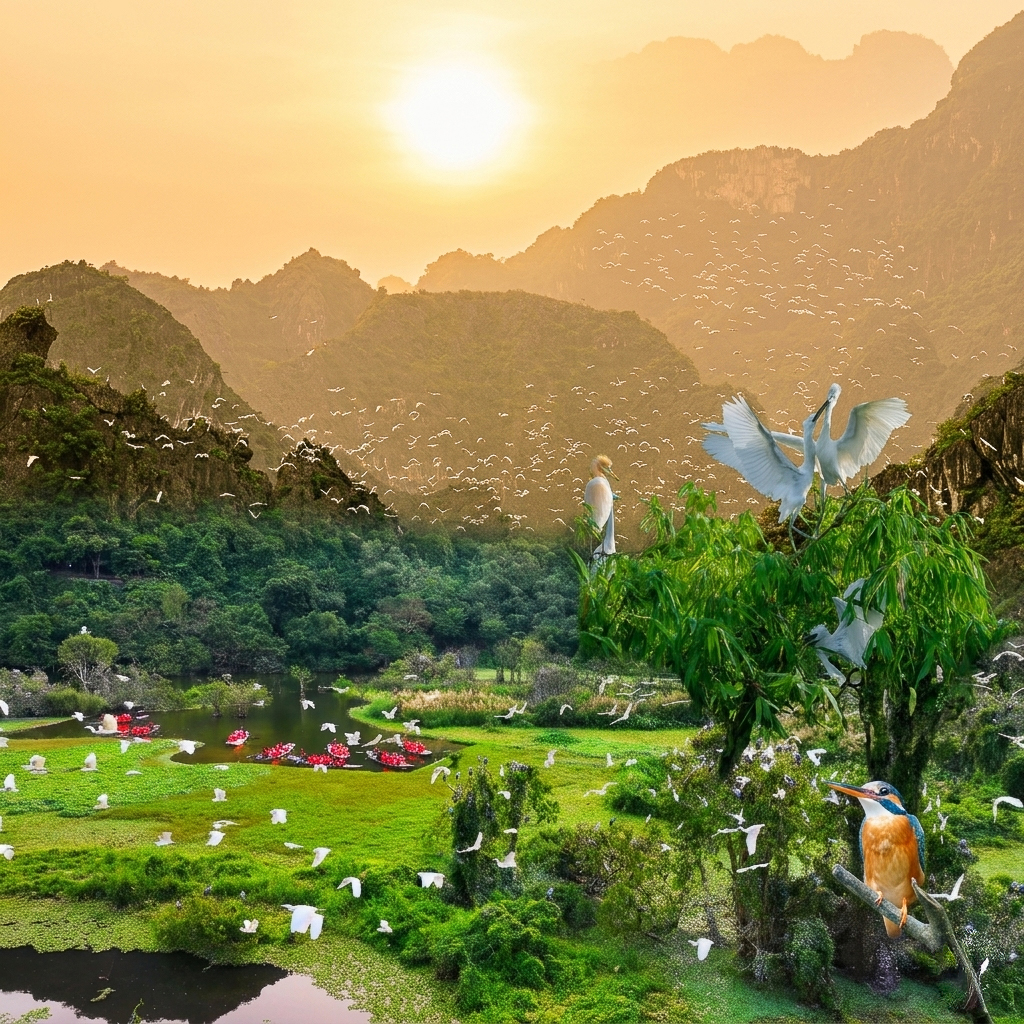Thung Nham Resort - Restaurant Facebook ad