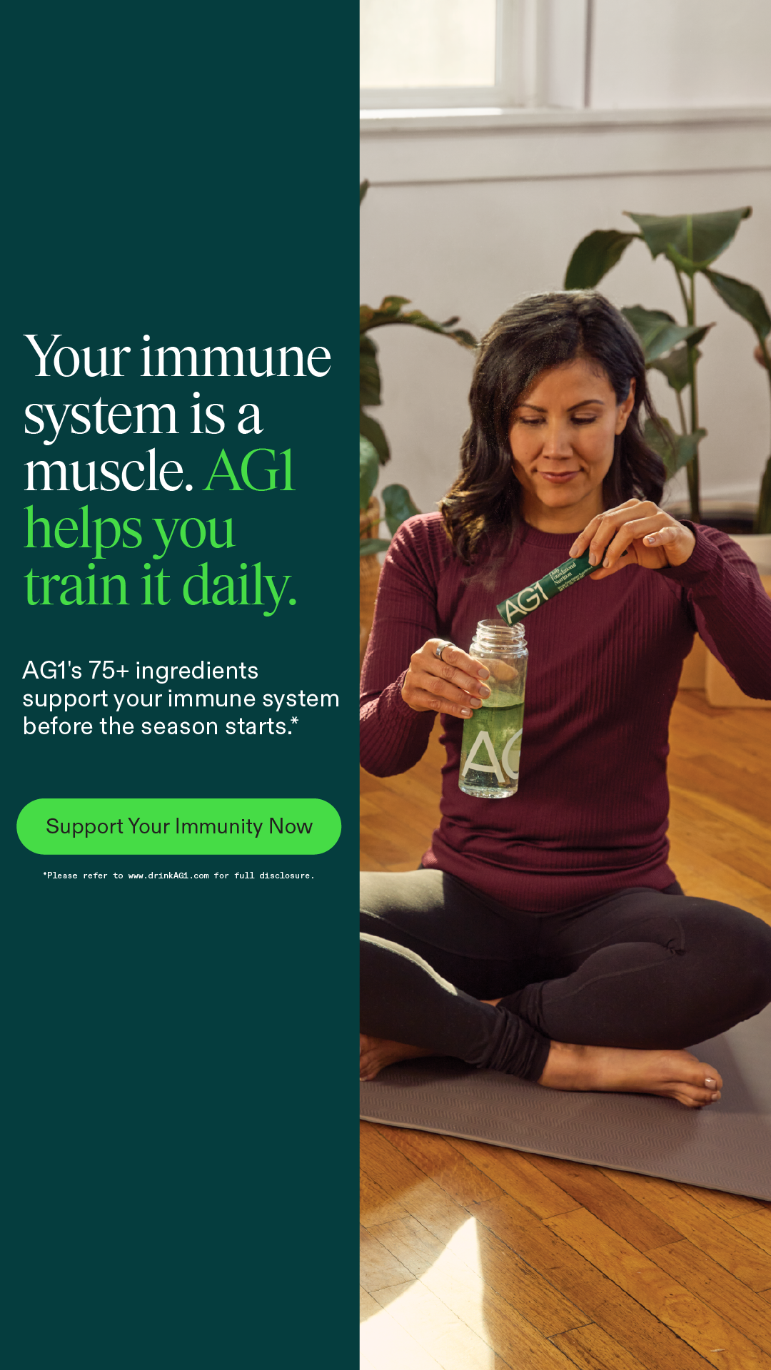AG1 by Athletic Greens Facebook ad