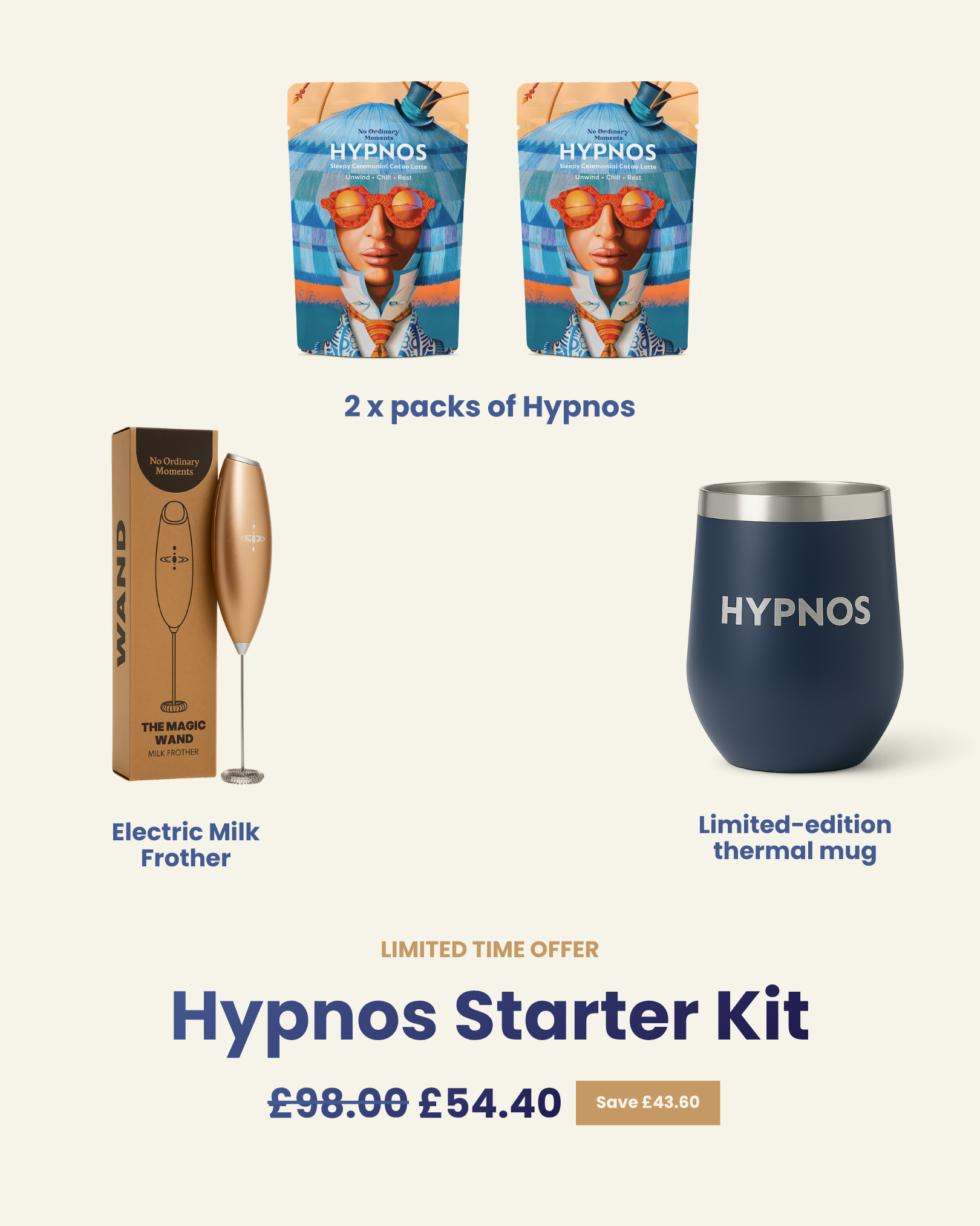 No Ordinary Moments Superfoods Facebook ad: For when your brain won't shut off