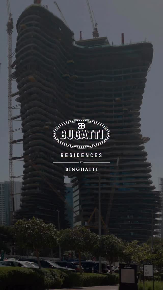 Binghatti Facebook ad: At Bugatti Residences by Binghatti, construction continues…
