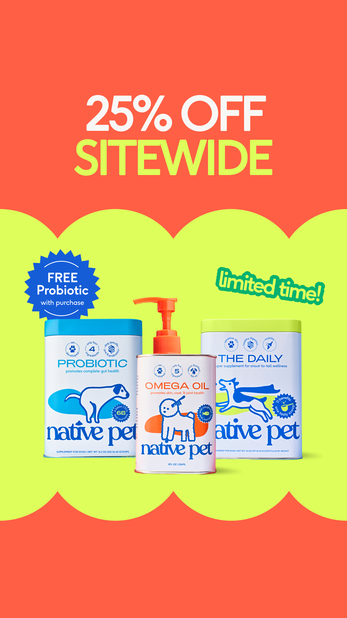 Native Pet Facebook ad