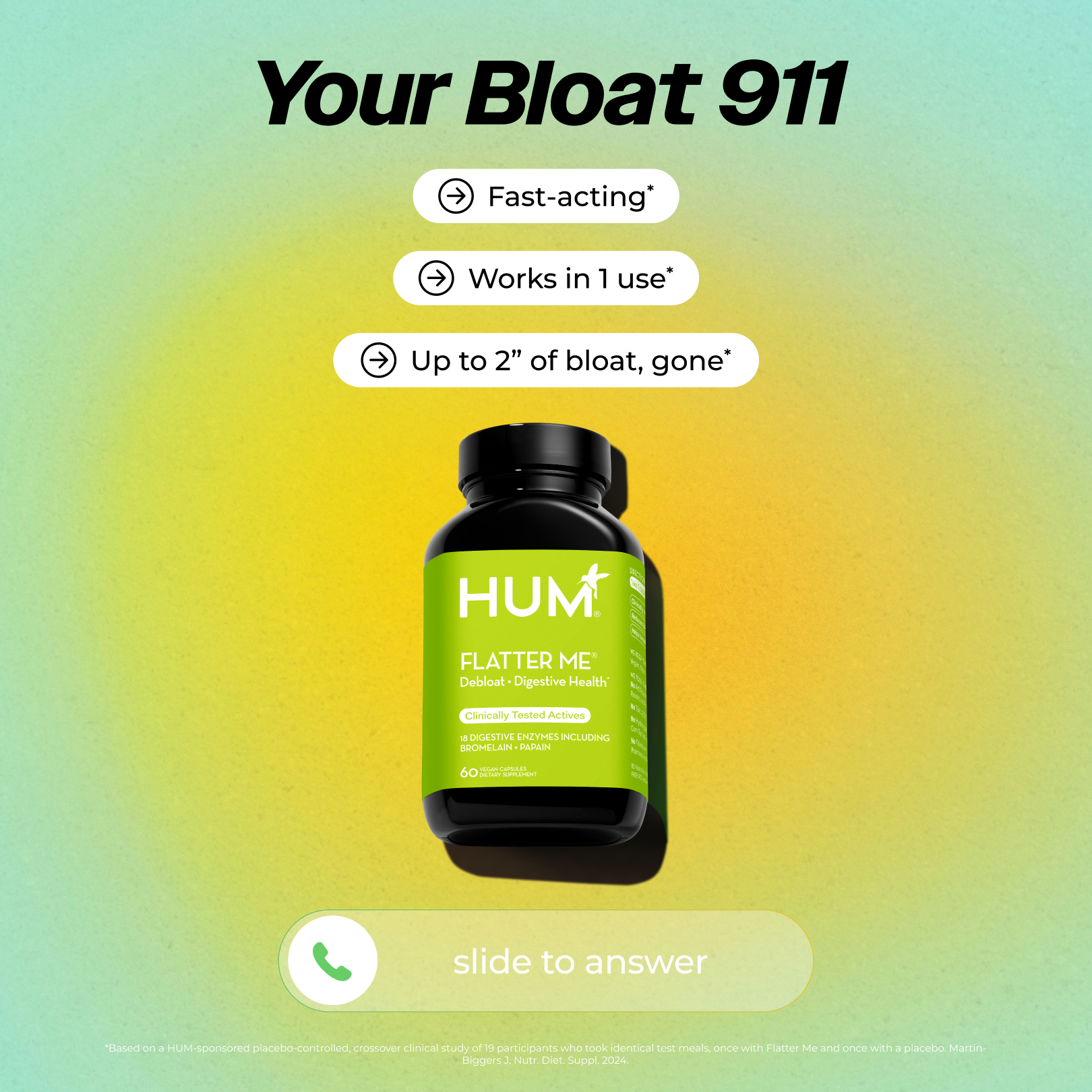 HUM Nutrition Facebook ad