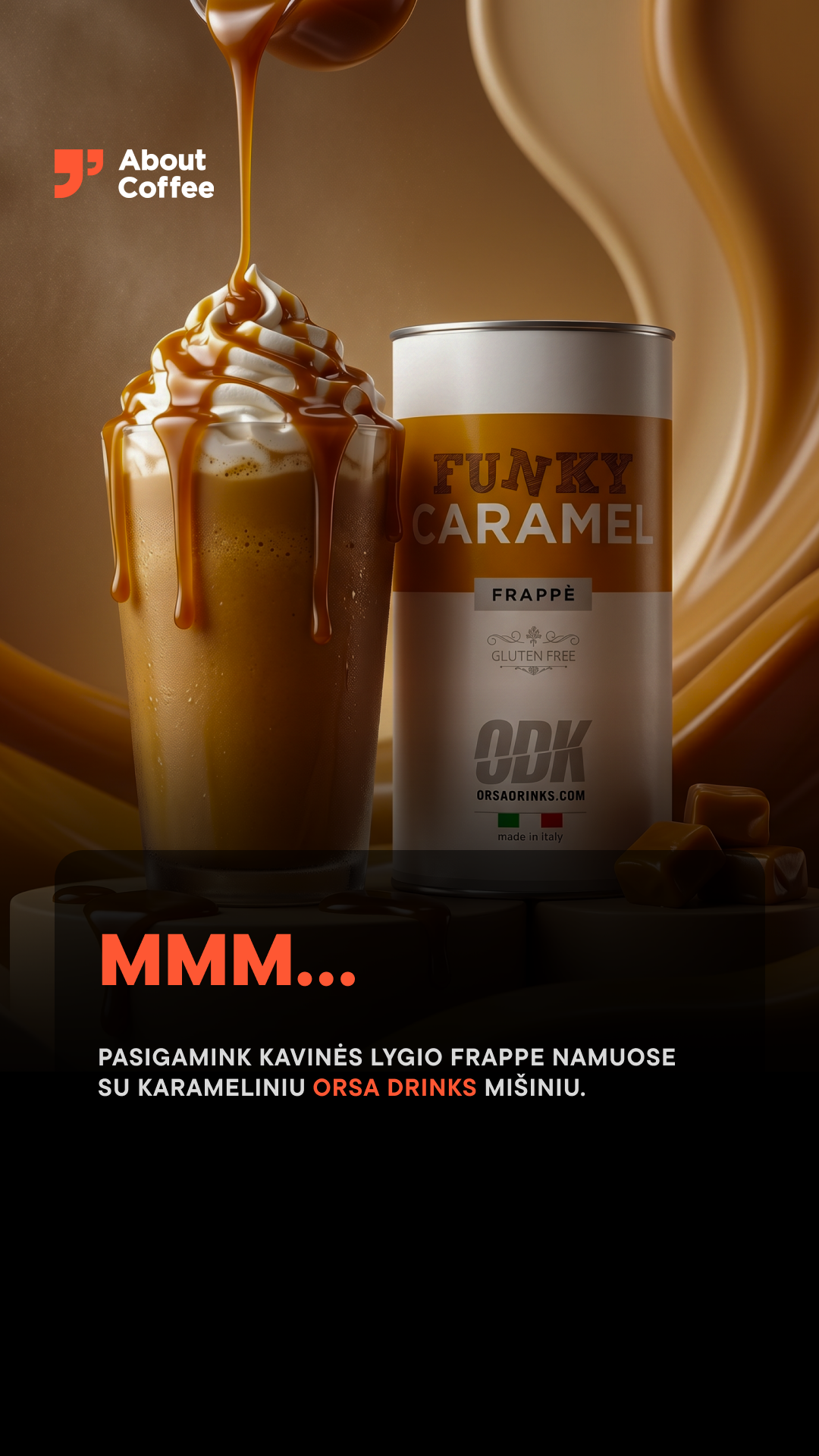 About Coffee Facebook ad