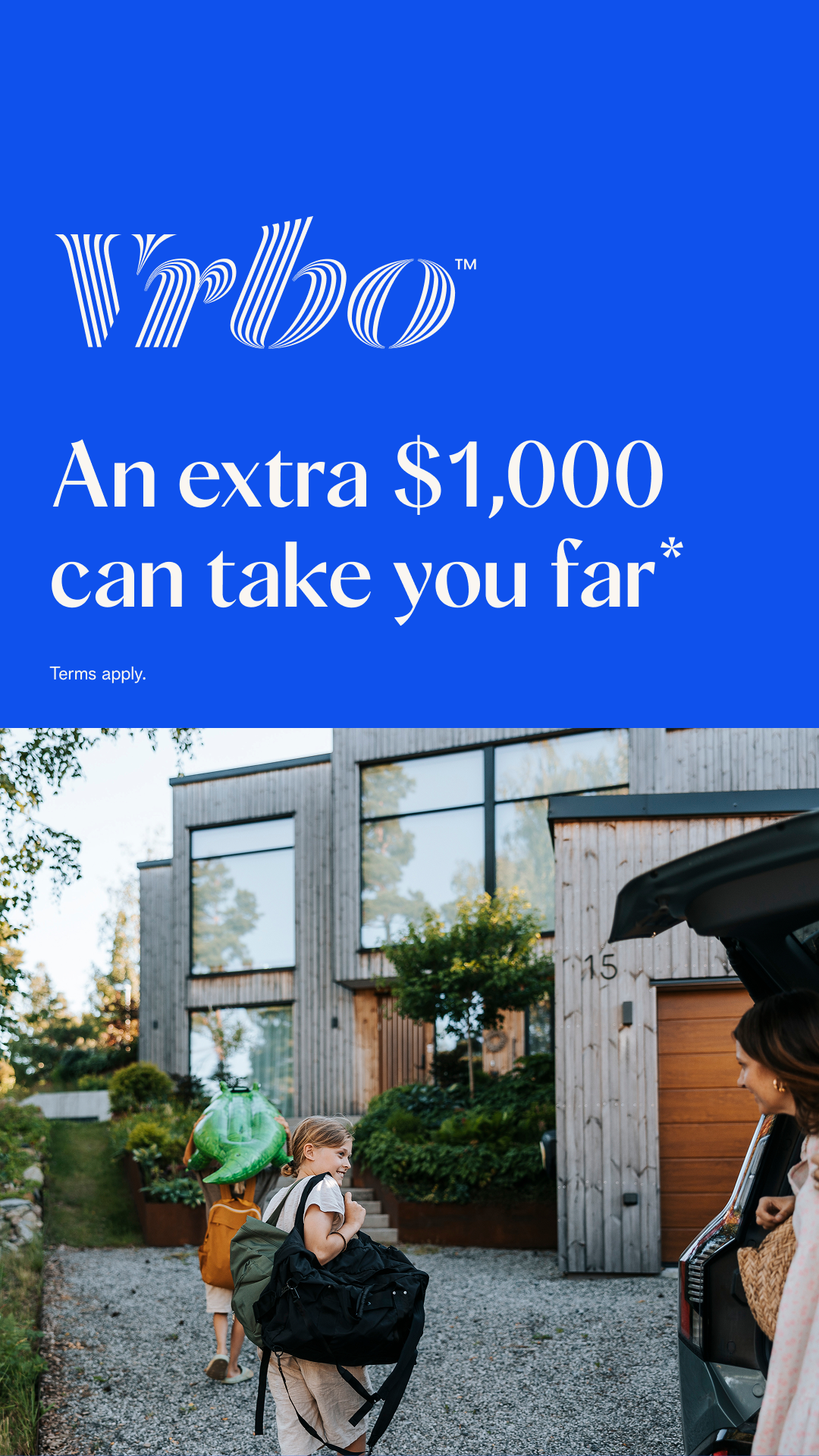Vrbo Facebook ad: Host and earn OneKeyCash