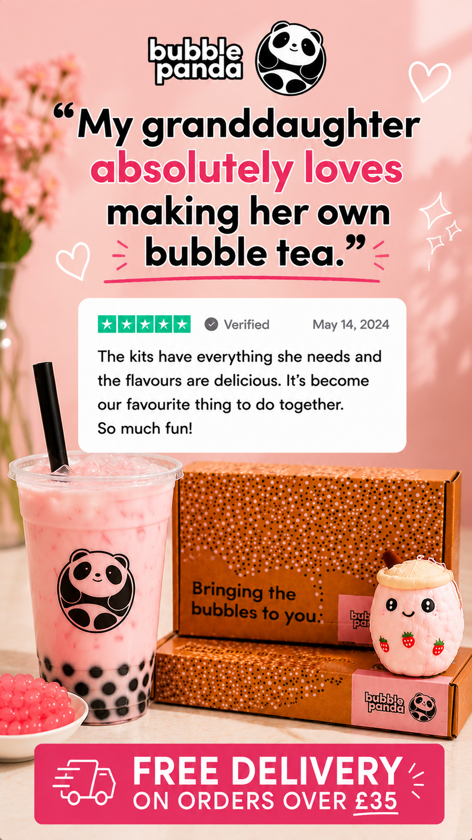 Bubble Panda Facebook ad