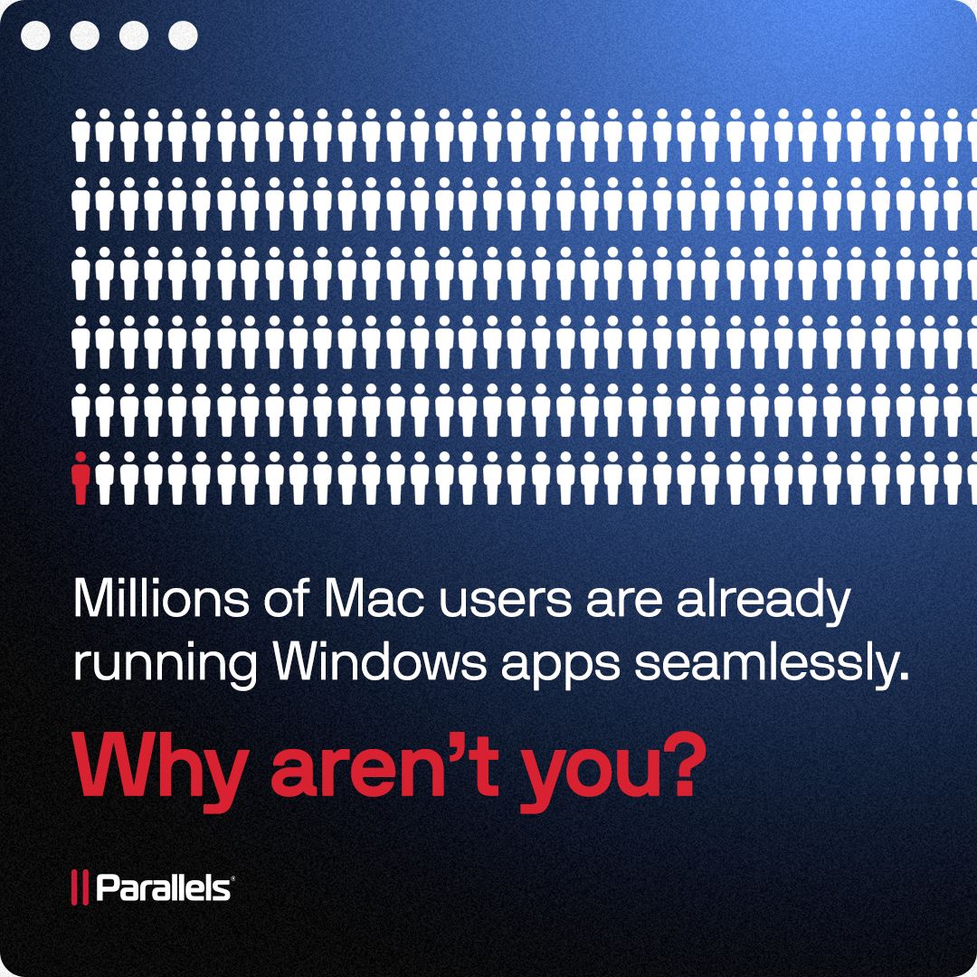 Parallels Facebook ad