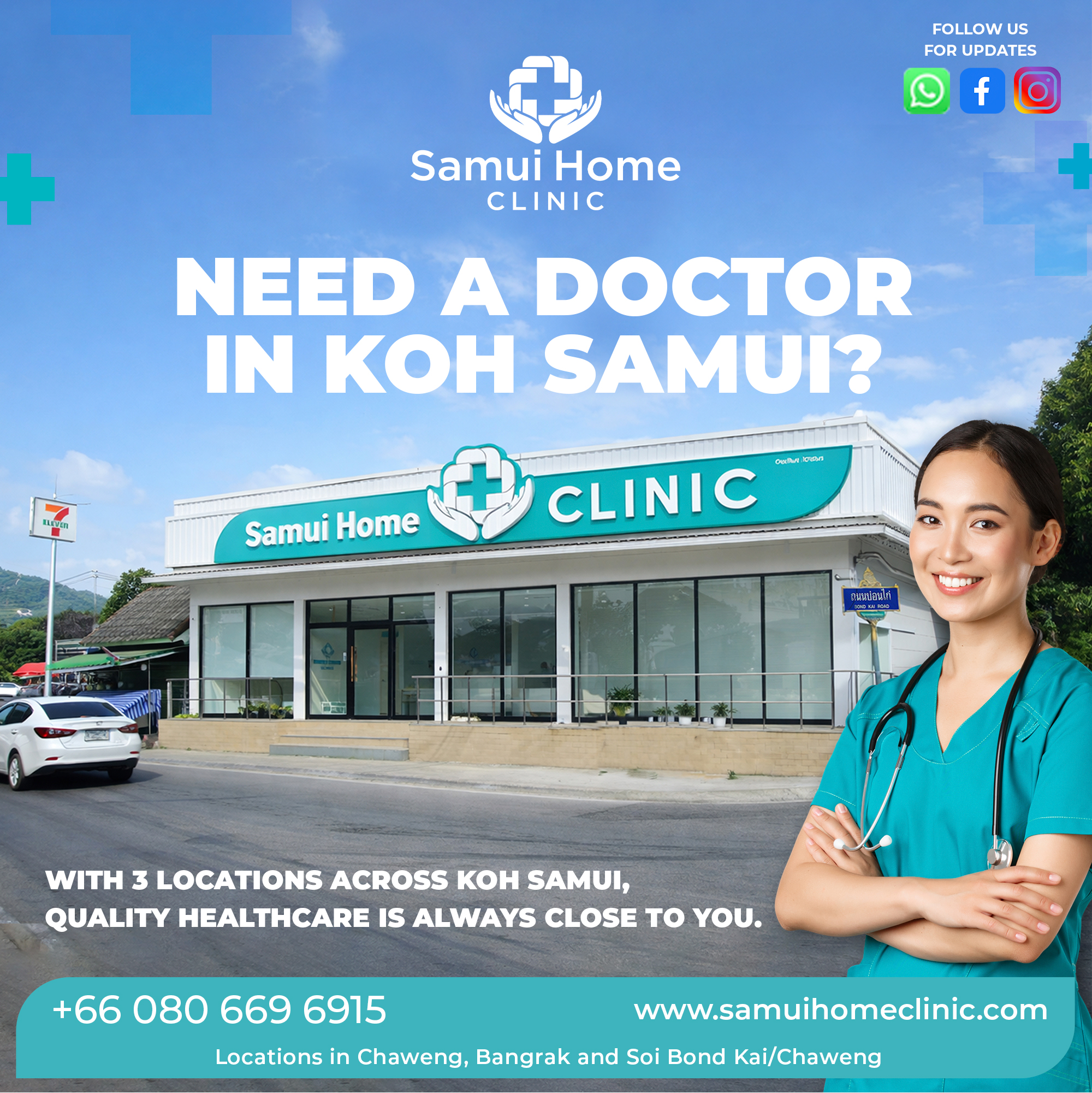 Samui Home Clinic Facebook ad