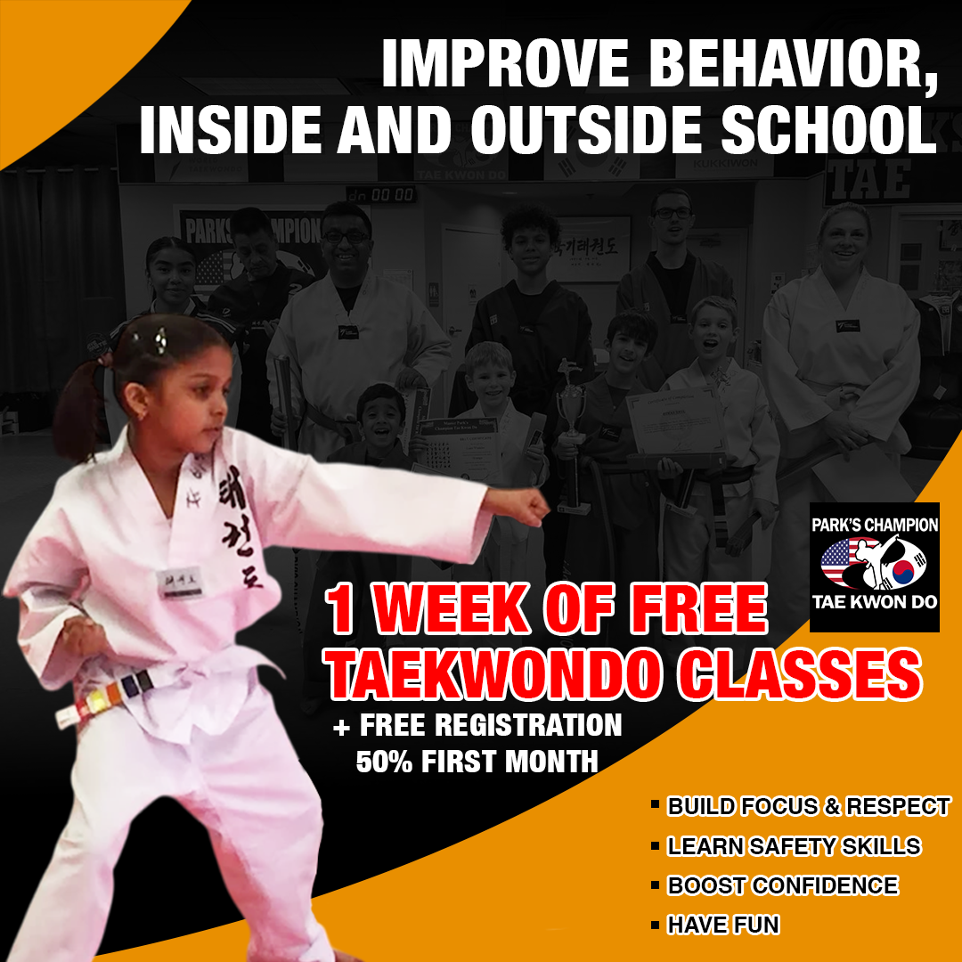 Park's Champion Taekwondo Center Facebook ad