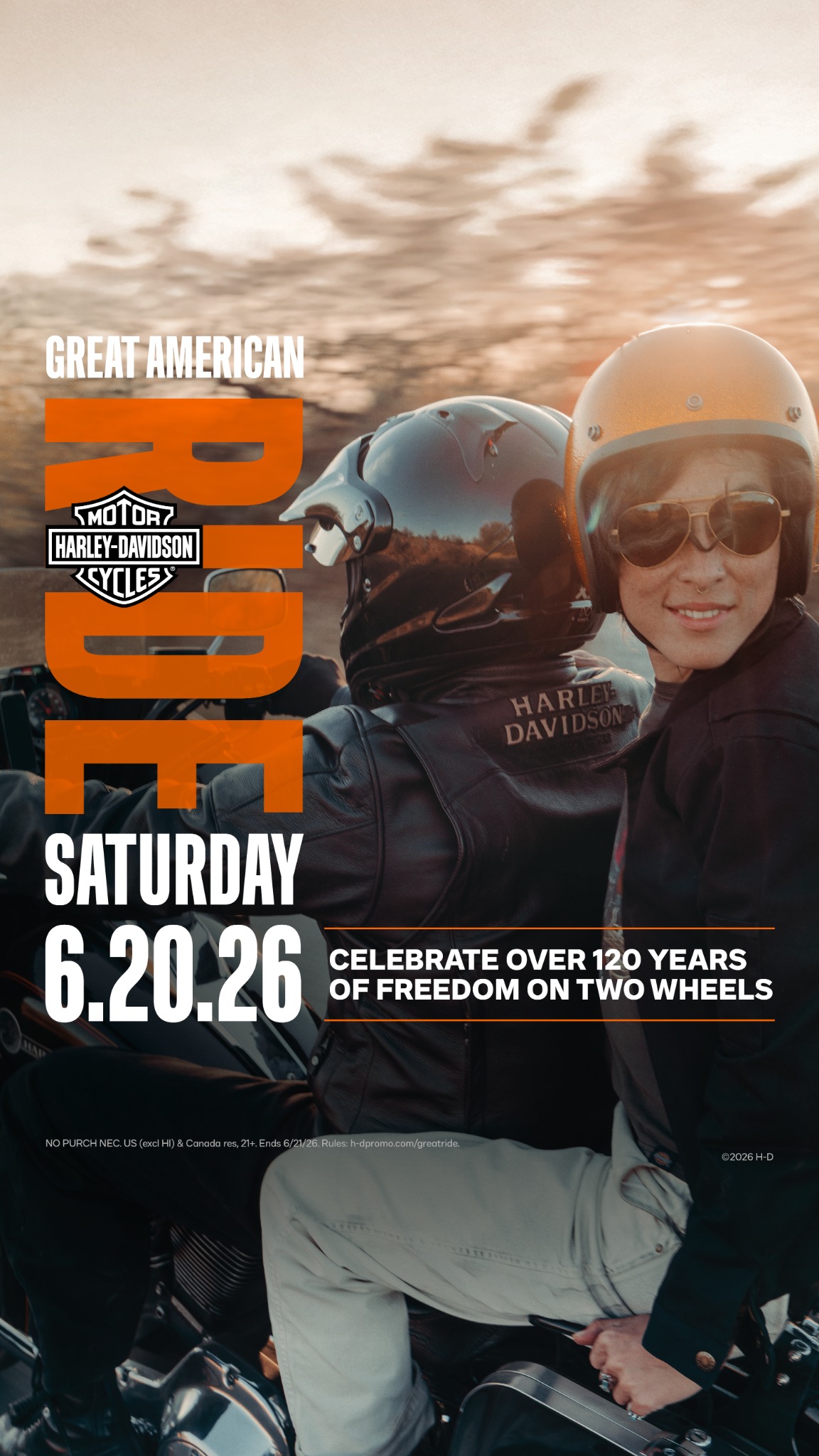 Harley-Davidson Facebook ad