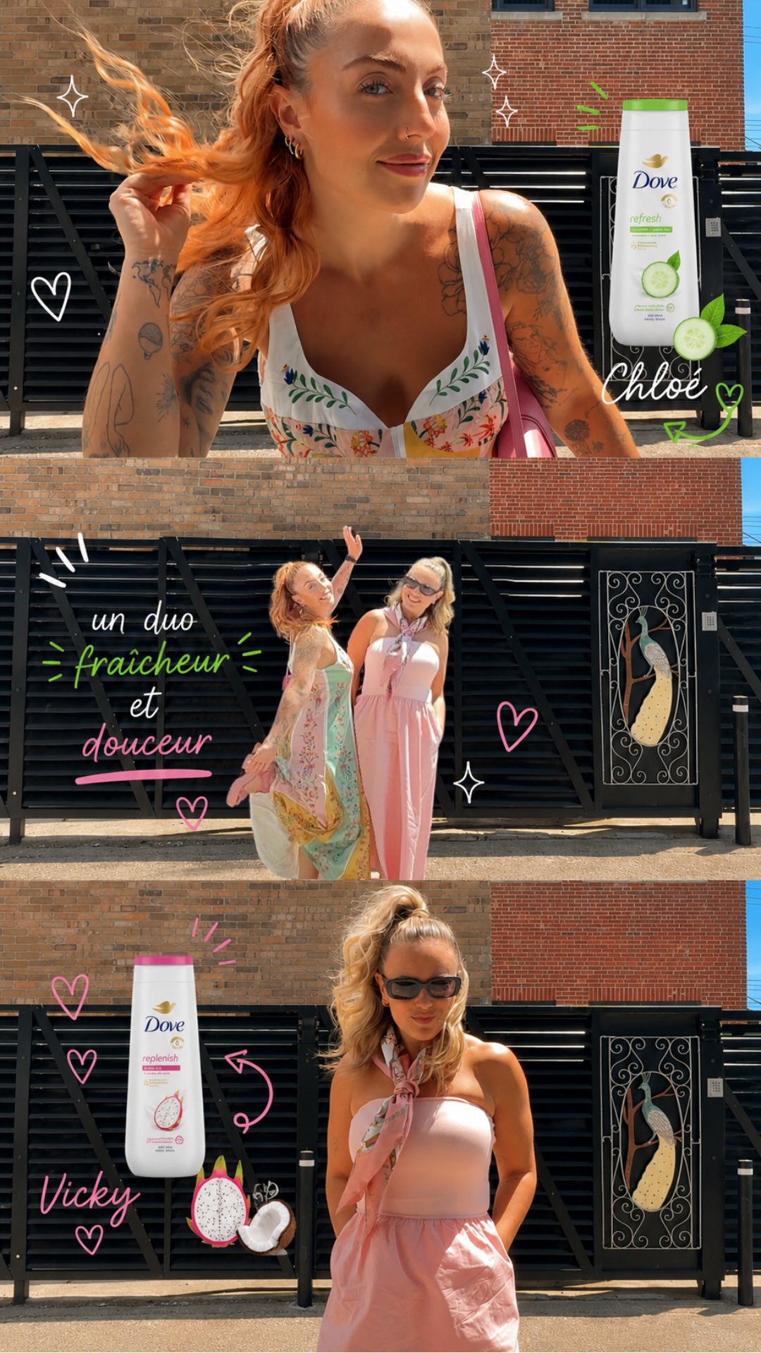Dove Facebook ad: - Deux mamans.