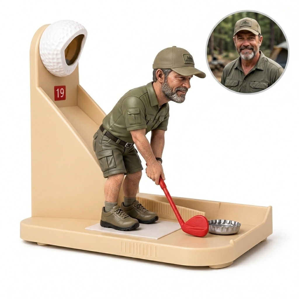 Soufeel Present Facebook ad: Level Up Your Home Bar: Golf Cap Launcher
