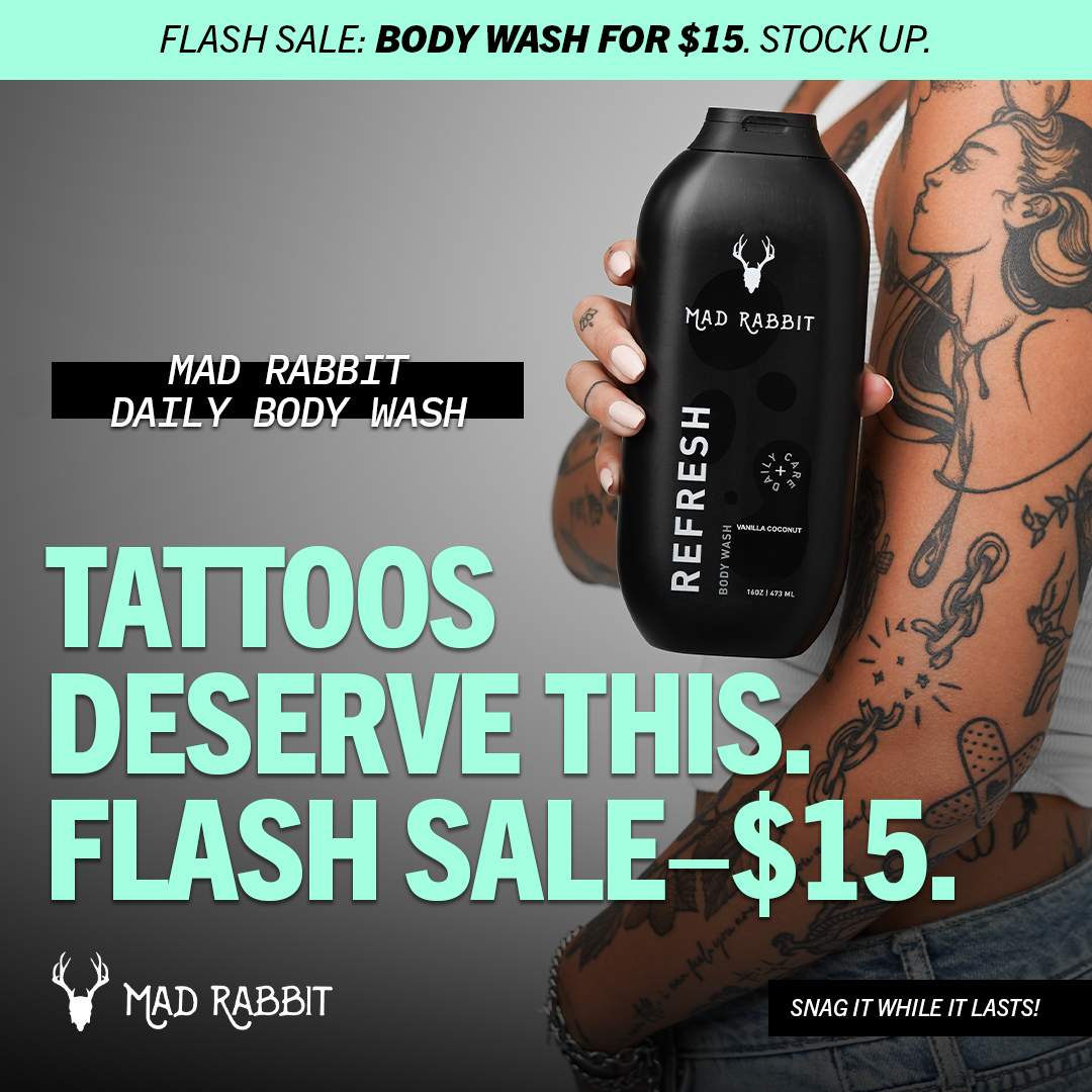 Mad Rabbit Tattoo Facebook ad