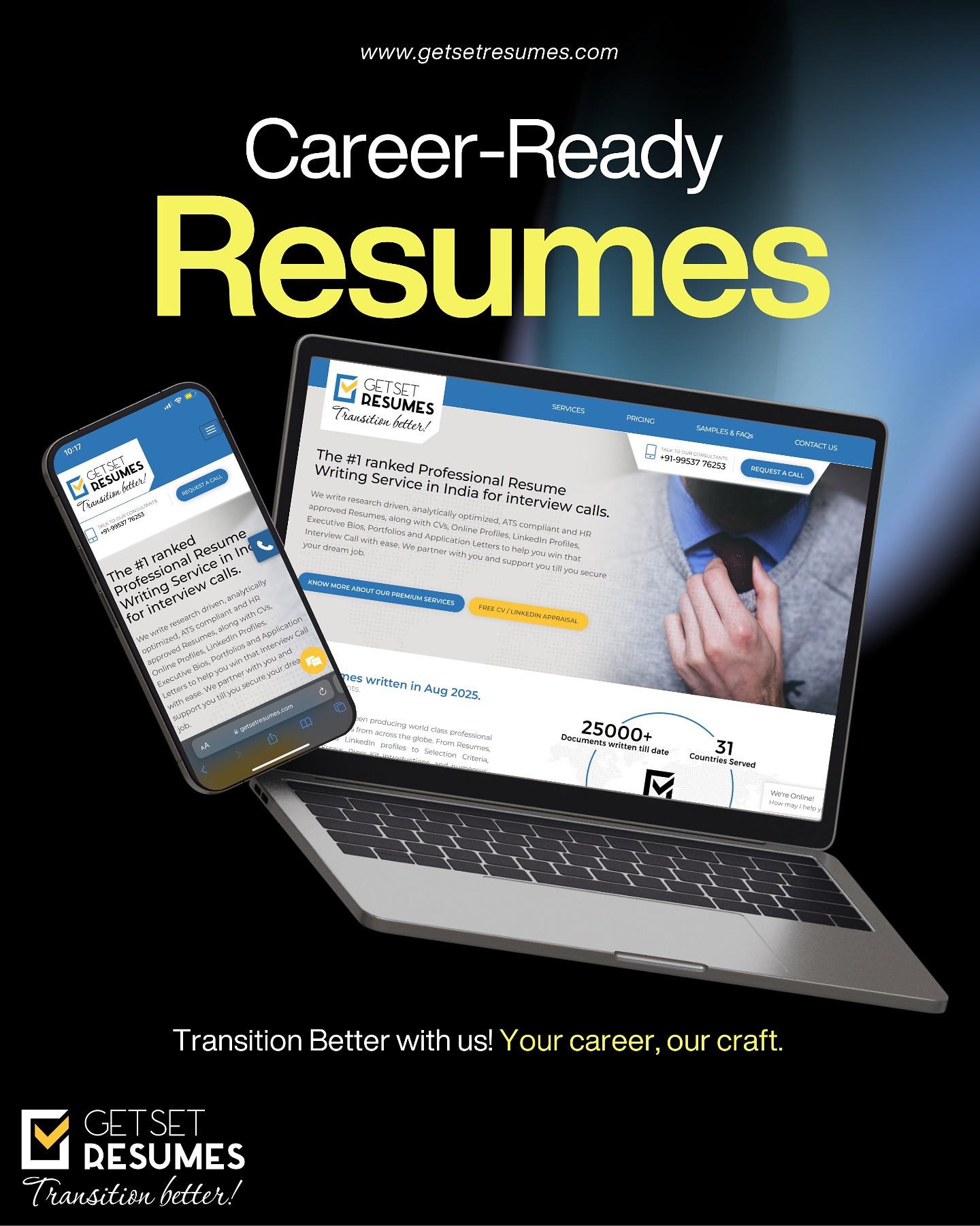 Get Set Resumes Facebook ad
