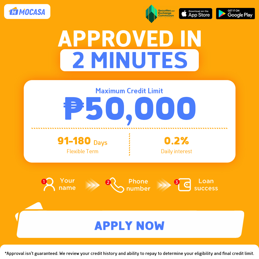 Mocasa Facebook ad: Apply Now and get funded quickly!