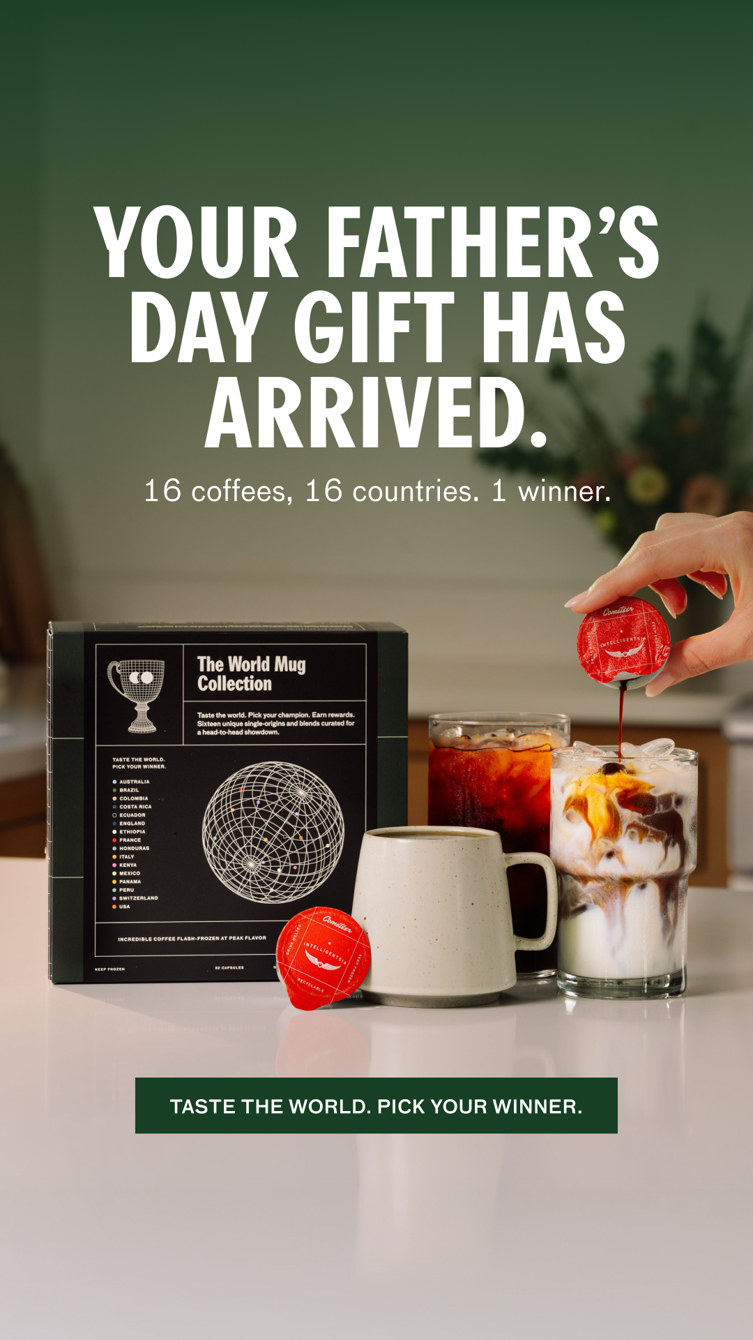 Cometeer Facebook ad