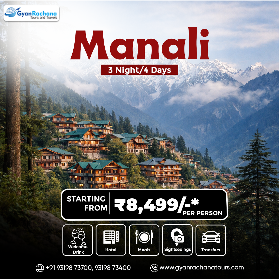 Gyan Rachana Tours and Travels Facebook ad from Mar 27, 2026