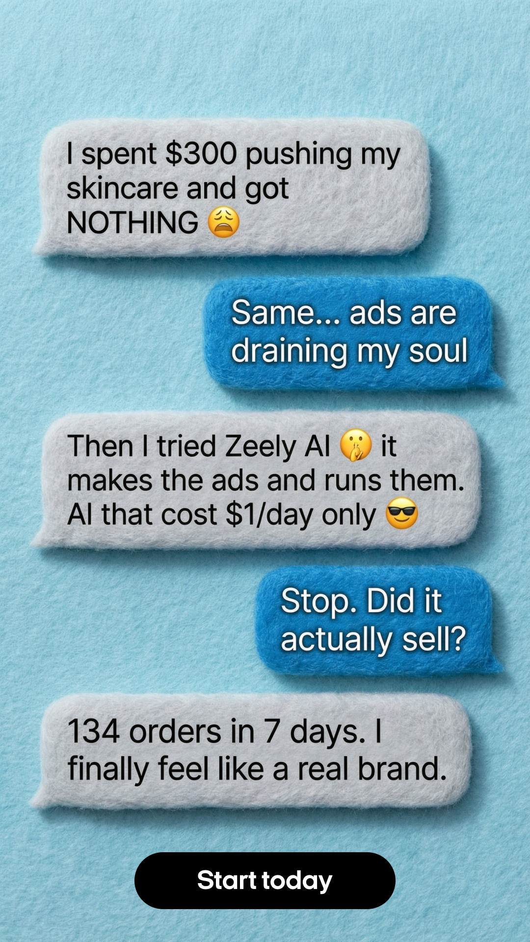 Zeely Facebook ad