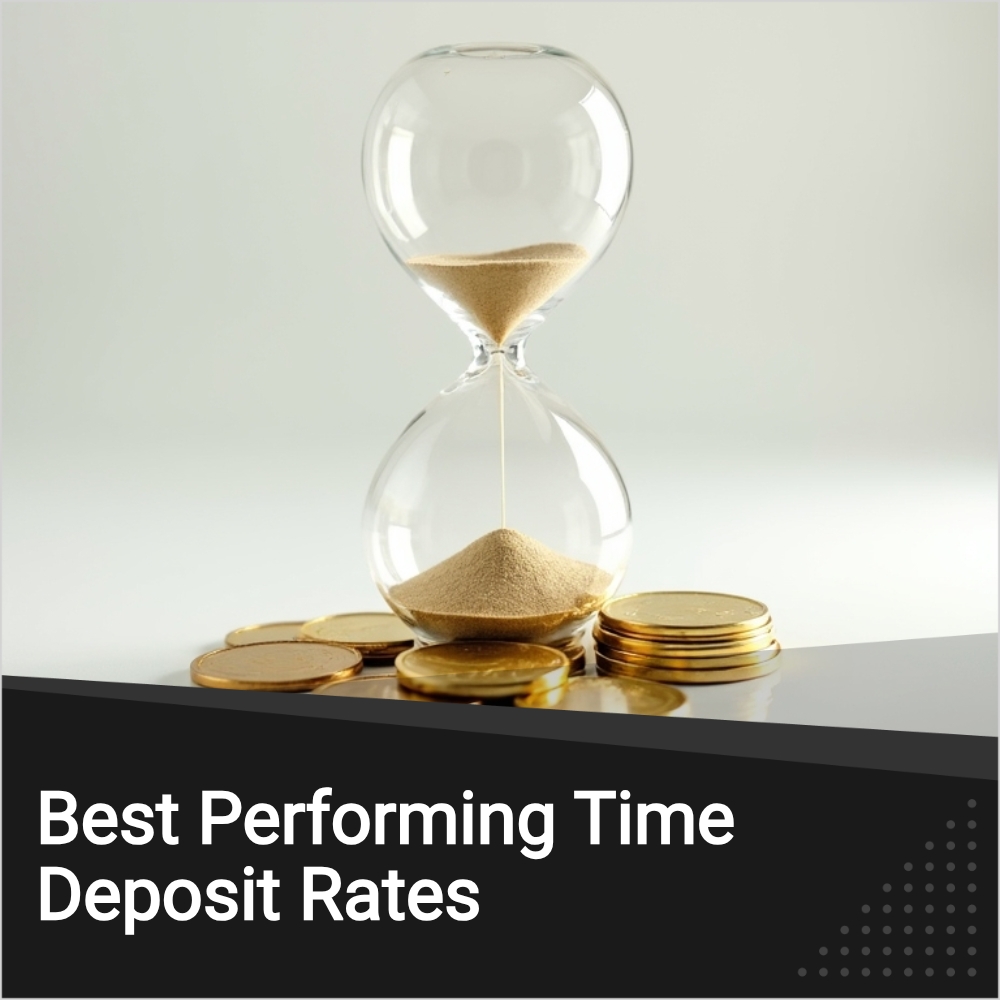 Thesearchhound Flare Facebook ad: Best Performing Time Deposit Rates.