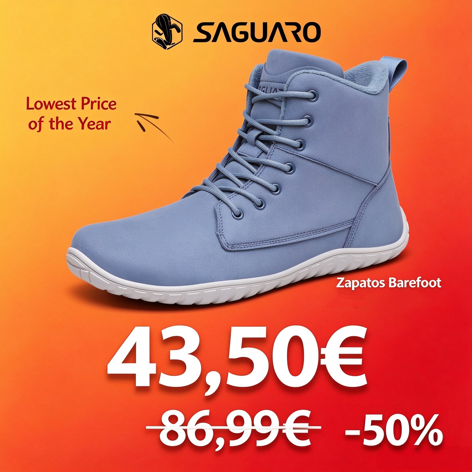 Saguaro Es Facebook ad: -25% de descuento directo