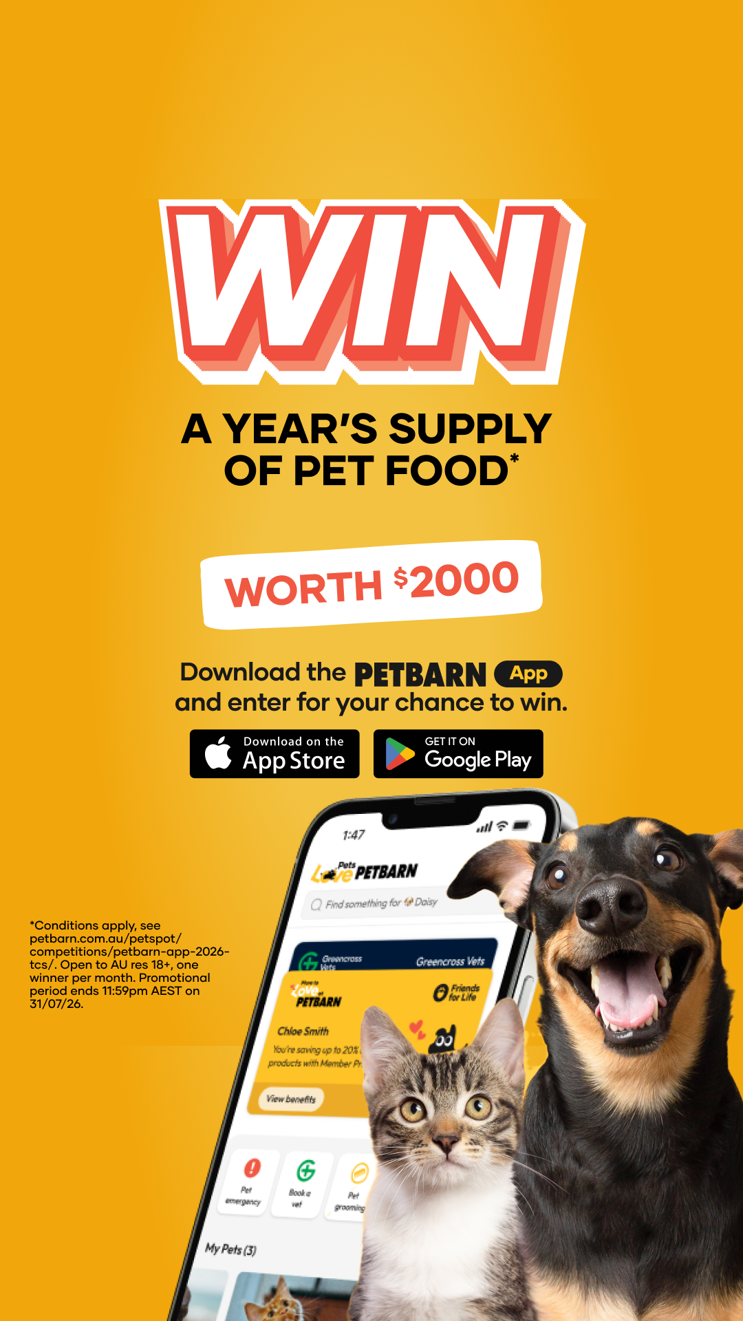 Petbarn Facebook ad