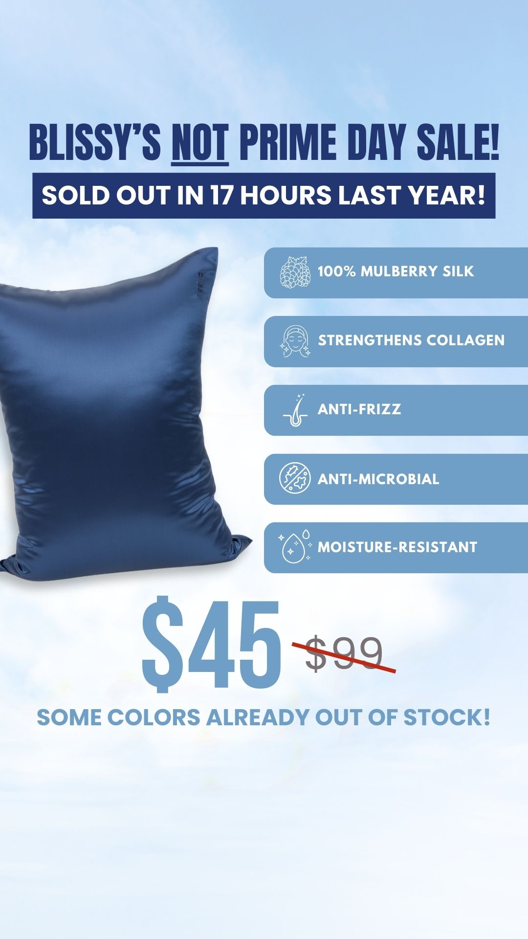 Blissy Facebook ad