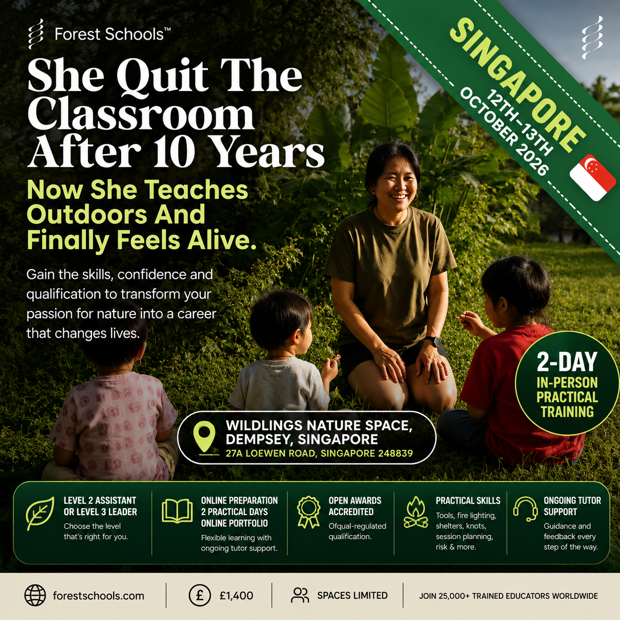 Forest Schools Facebook ad