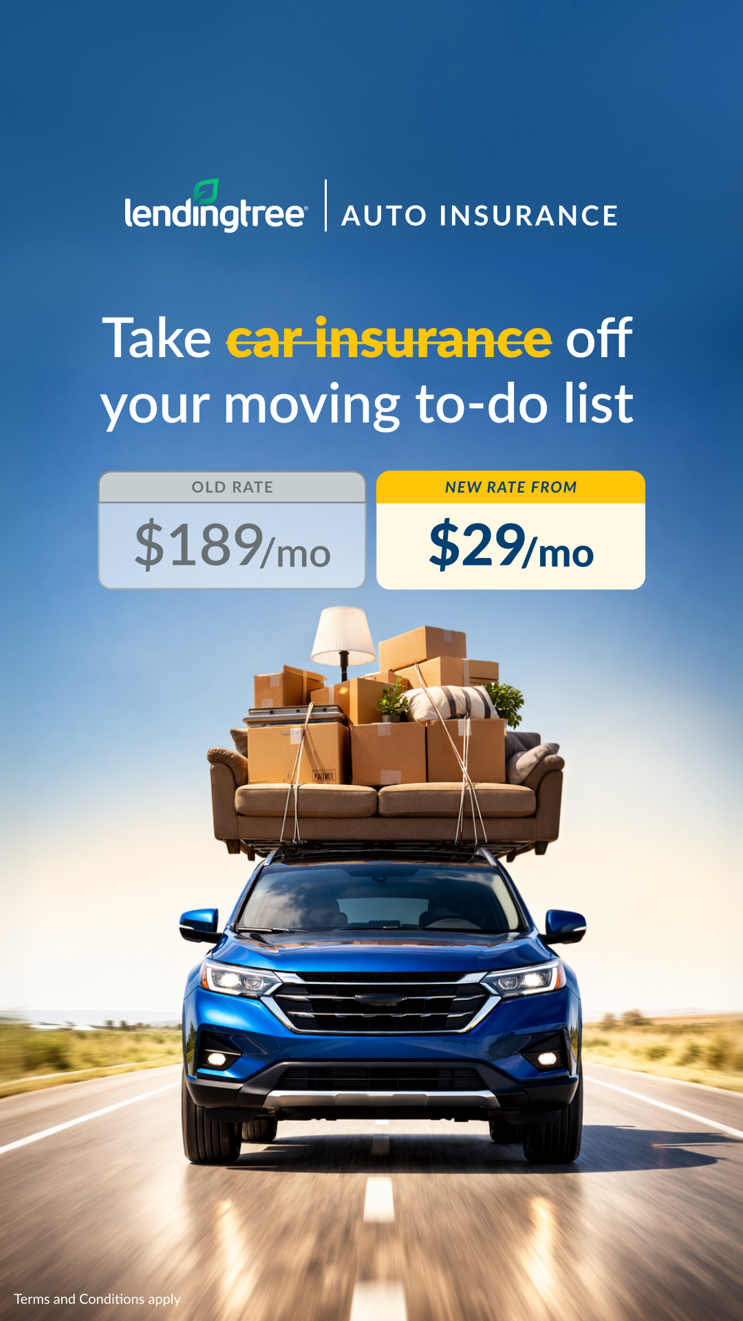 LendingTree Facebook ad