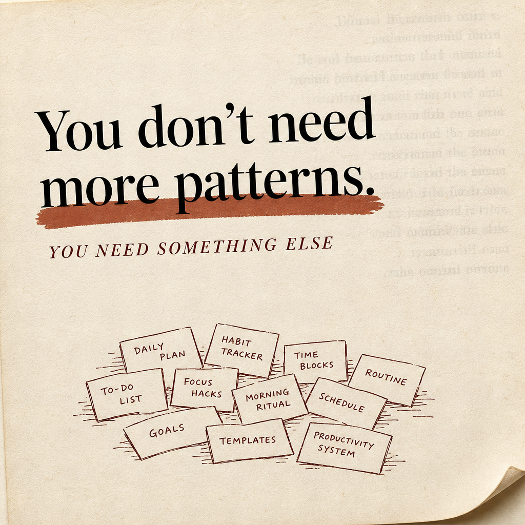 Seamwork Facebook ad: You don't need more patterns.