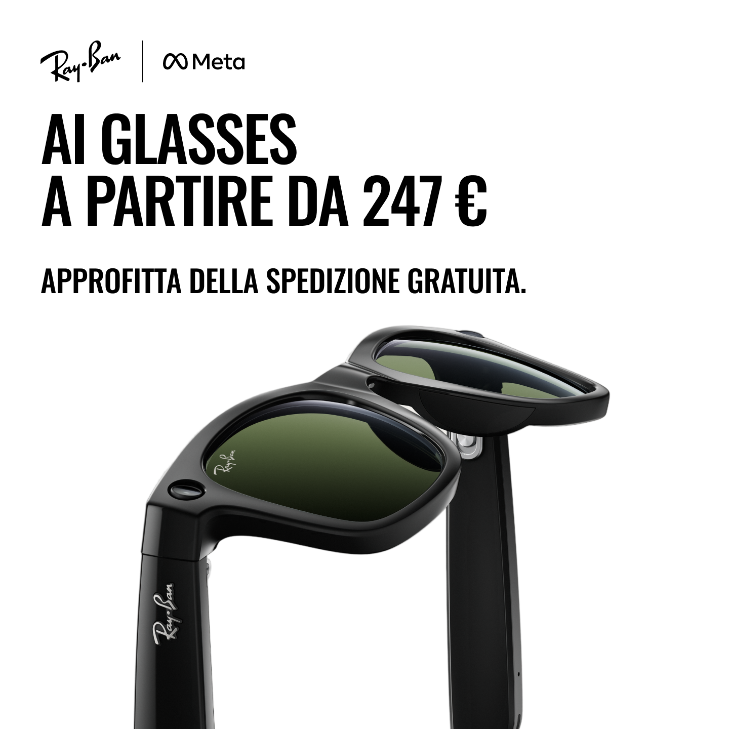Ray-Ban Meta Facebook ad