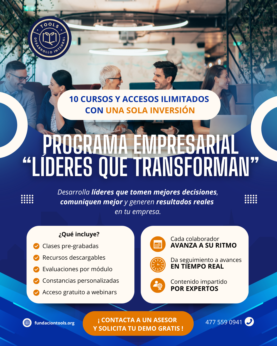 Tools_Org Facebook ad: Desarrolla equipos más capaces y comprometidos