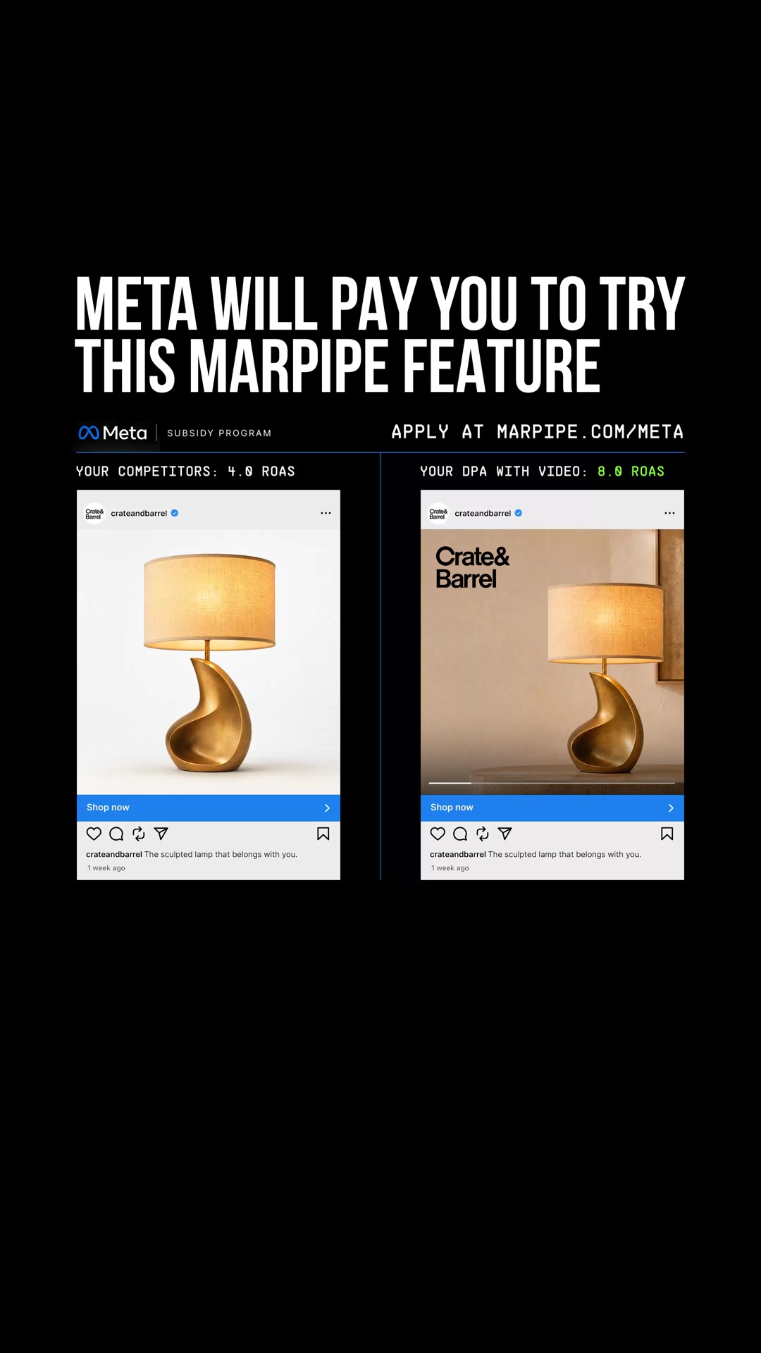 Marpipe Facebook ad