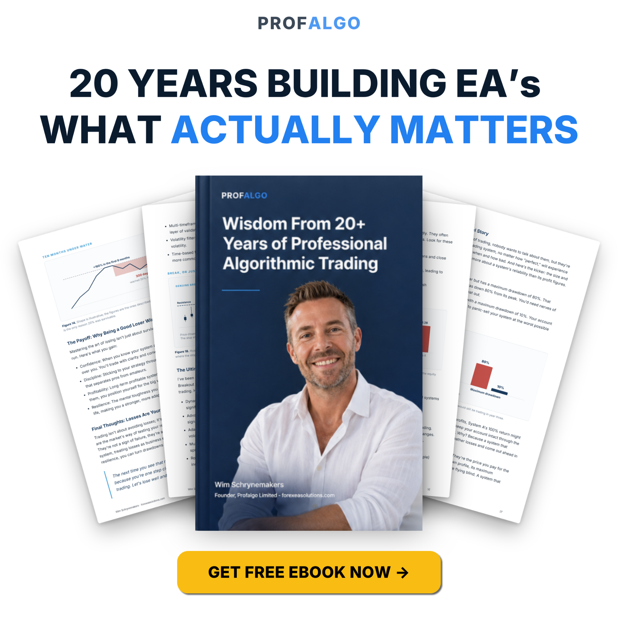 Profalgo Facebook ad: Claim Your Free Ebook Now