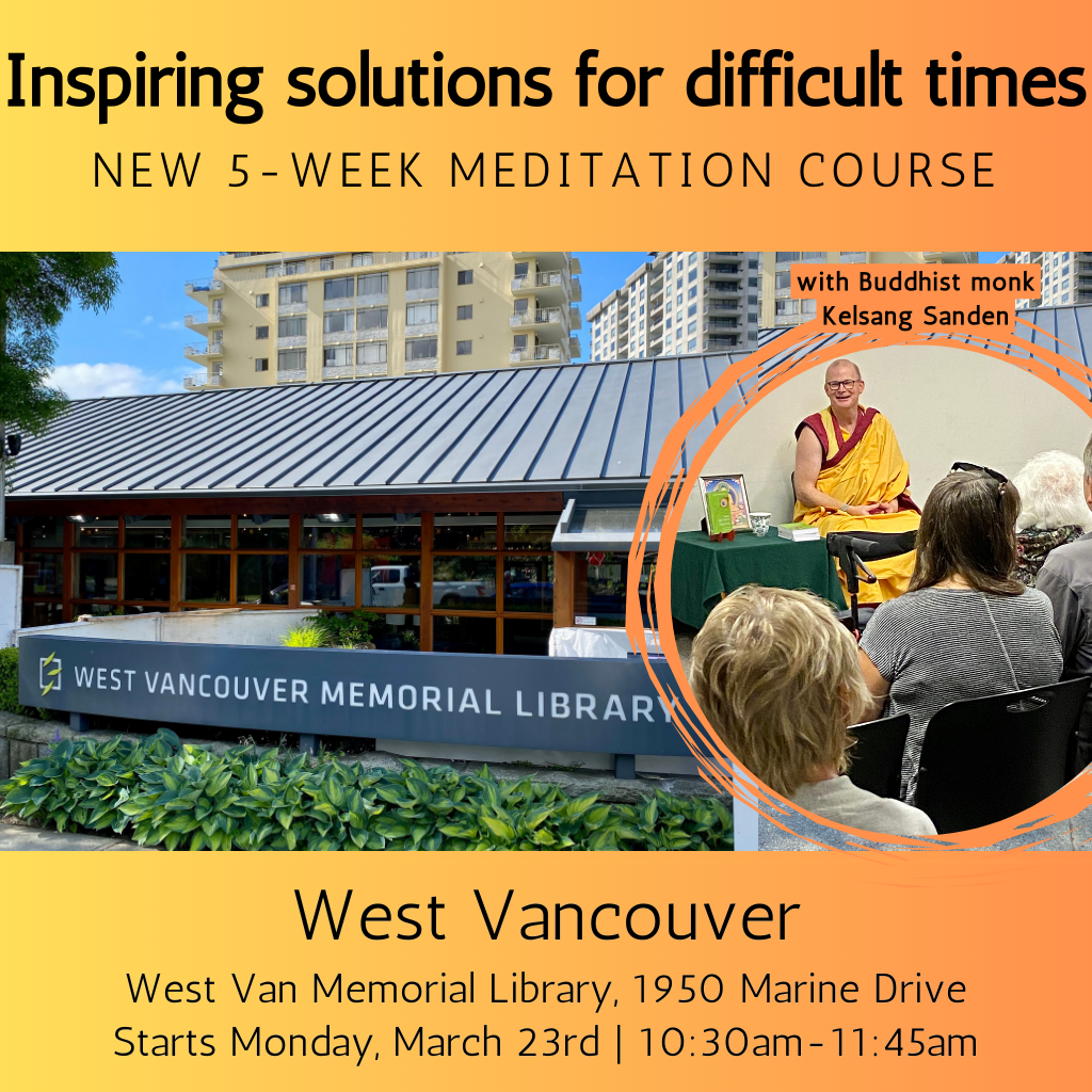 Kadampa Meditation Centre Vancouver Facebook ad from Mar 2, 2026