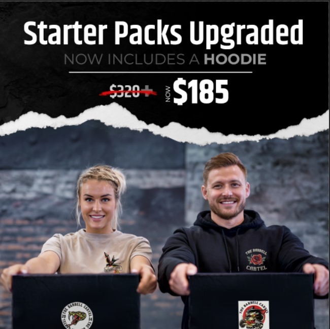 The Barbell Cartel Facebook ad
