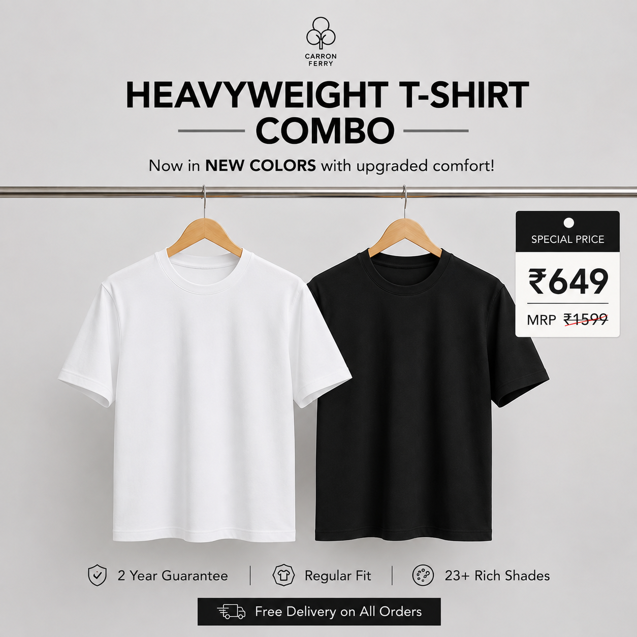 Amaree Facebook ad: Grab 2 Premium T-Shirts for Just ₹649