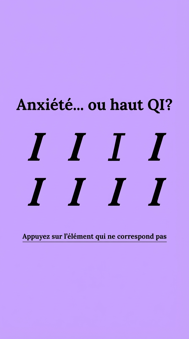 International IQ test Facebook ad