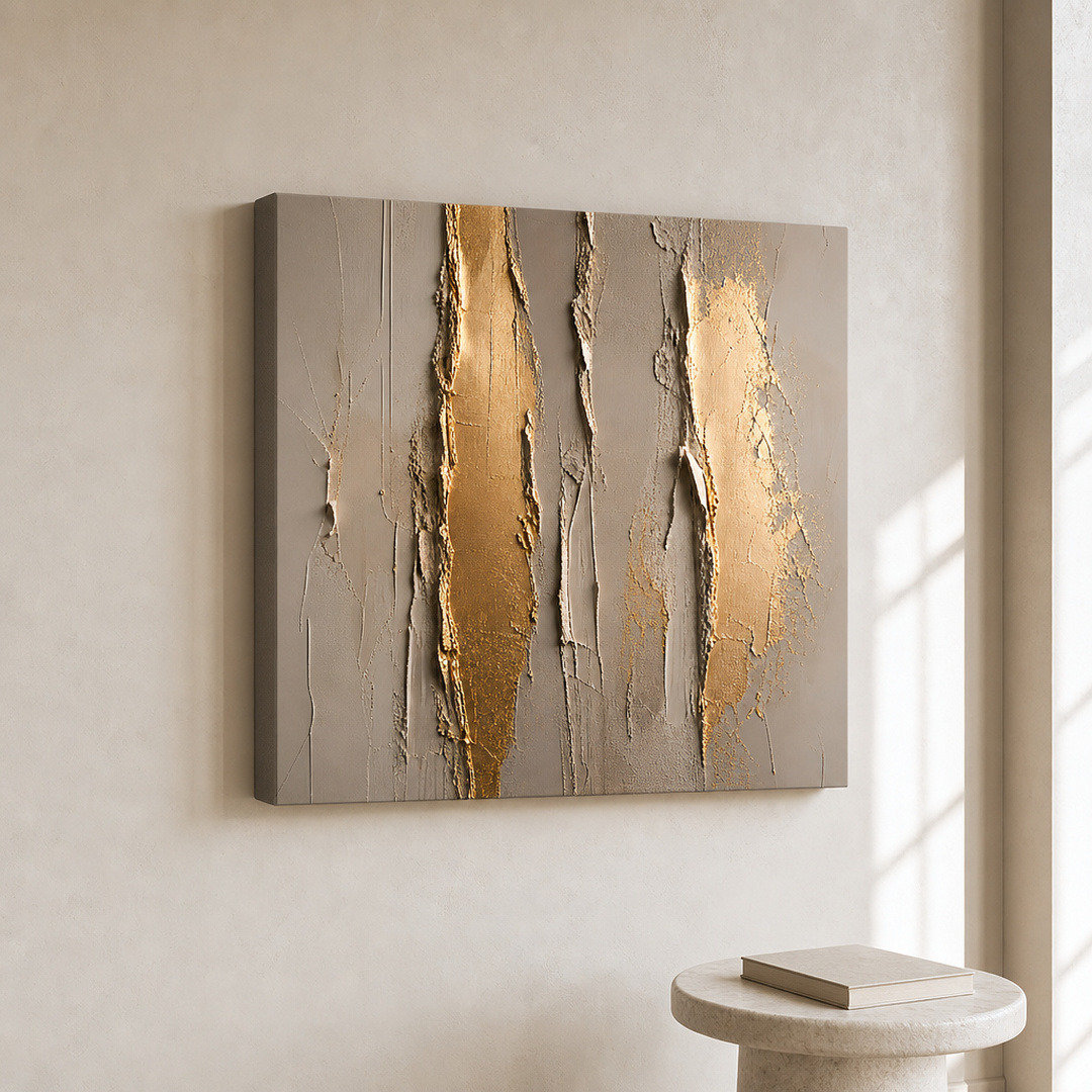 Tailored Canvases - Personalized Art Facebook ad: Golden Texture | Made in the USA | Ships Fast