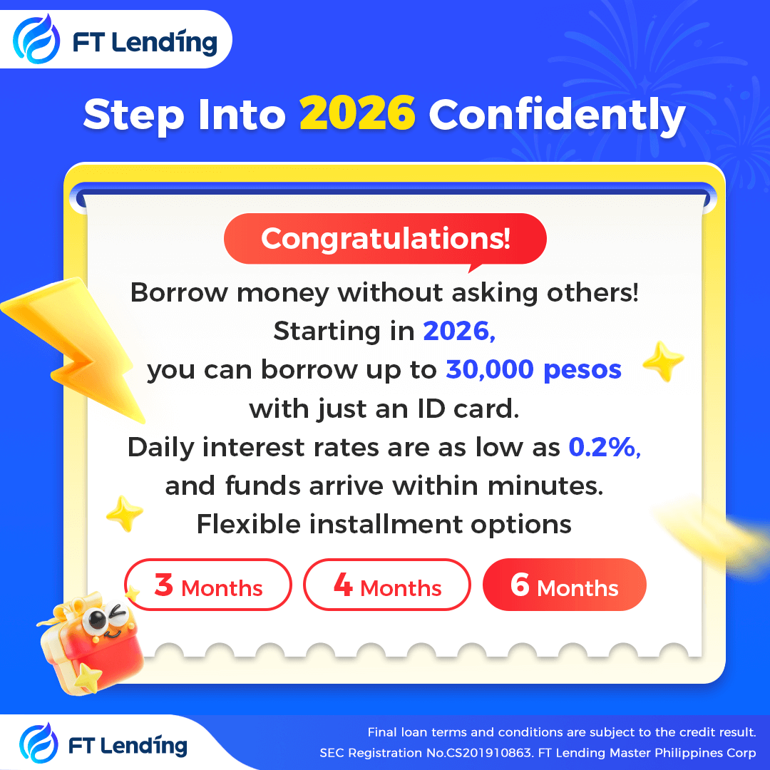 FT Lending.ph Facebook ad: Install FT Lending now!