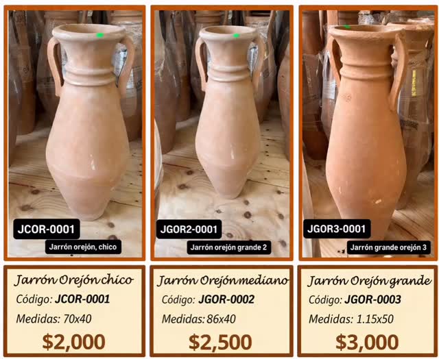Art of Mexico Facebook ad: Trabajamos proyectos de decoración con jarrones…
