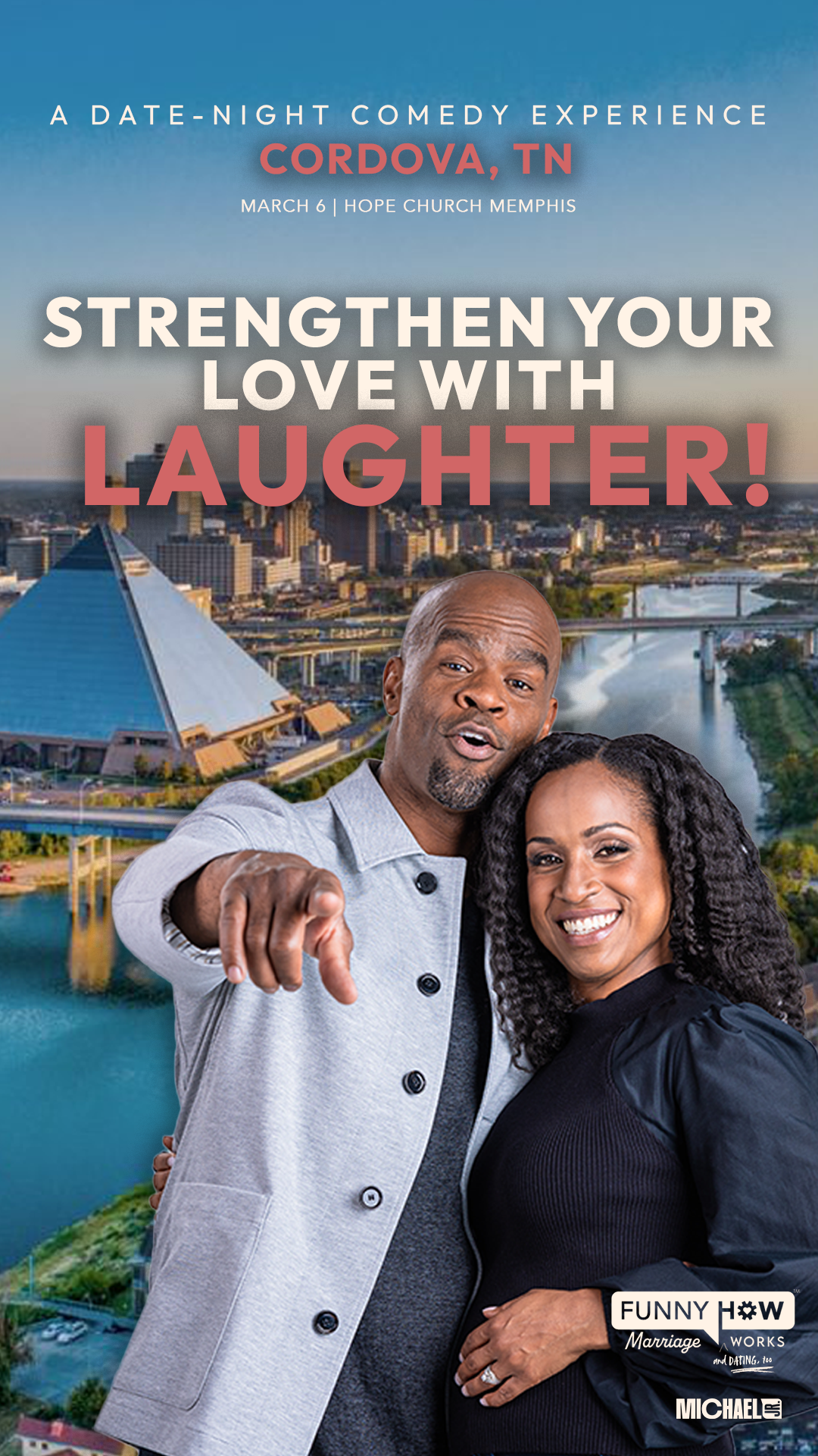 Michael Jr. Comedy Facebook ad