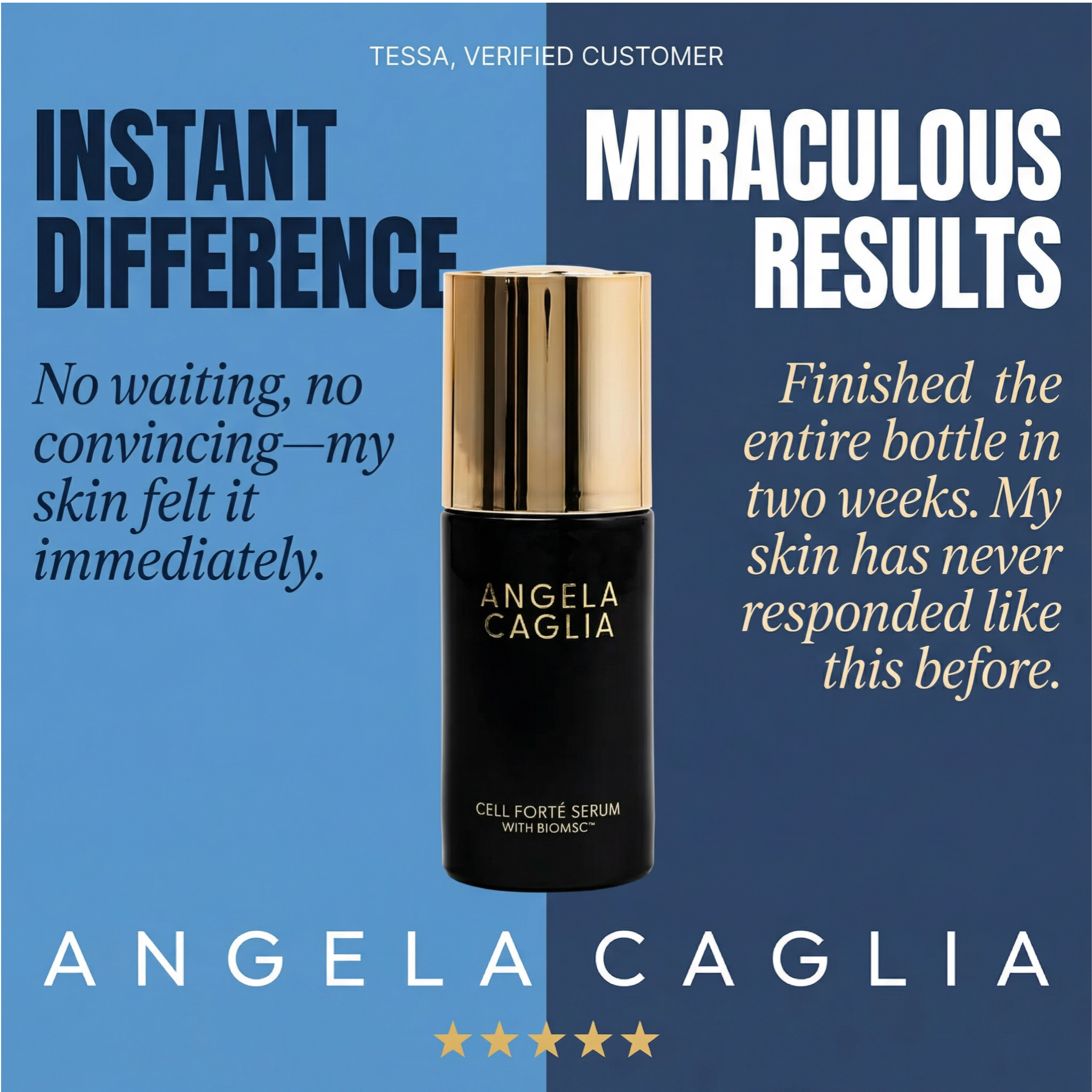 Angela Caglia Skincare Facebook ad