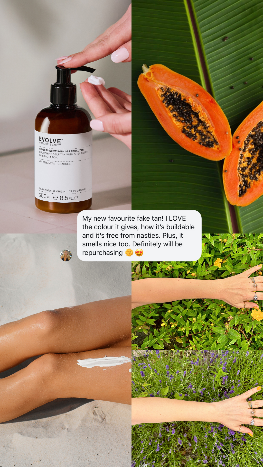 Evolve Beauty Facebook ad