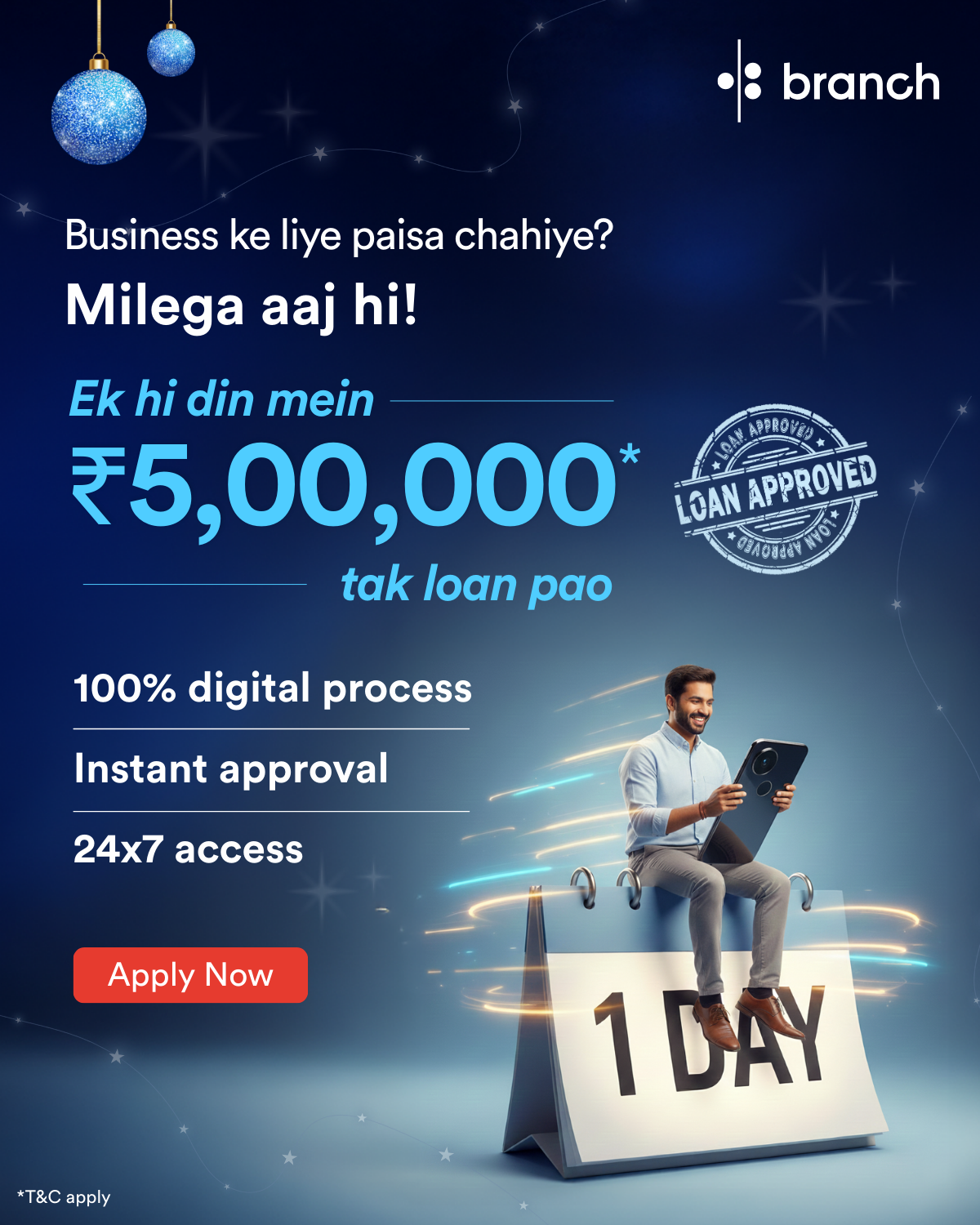 Branch International India Facebook ad