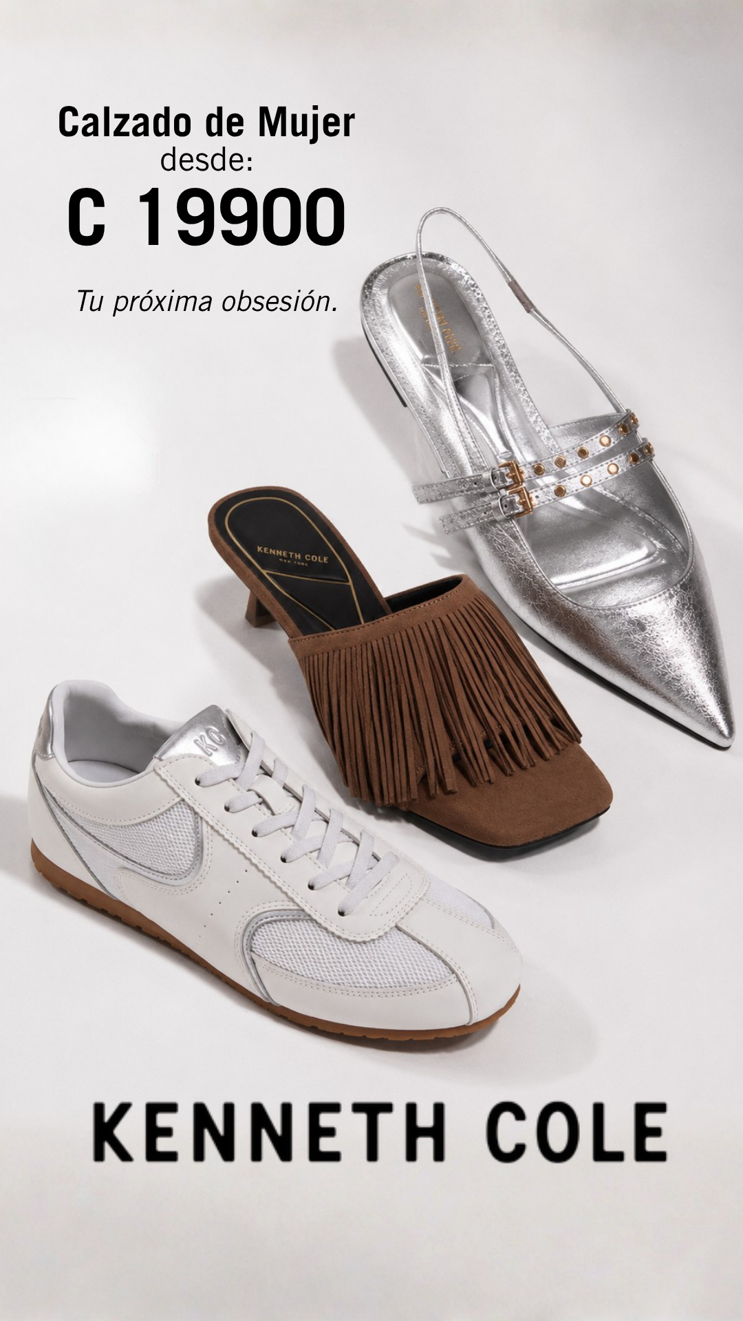 Kenneth Cole Costa Rica Facebook ad: ¡Compra online!