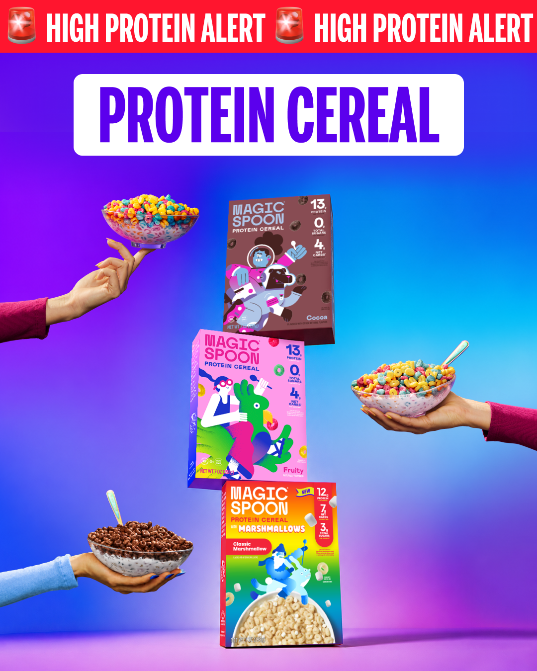 Magic Spoon Cereal Facebook ad