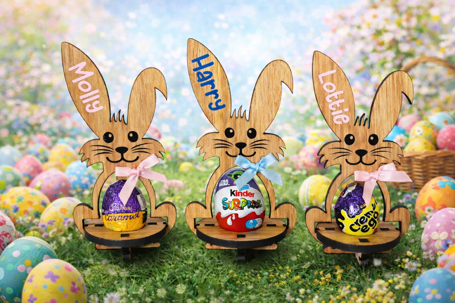 Crafting Around Personalised Gifts Facebook ad: Personalised Easter Egg Holders
