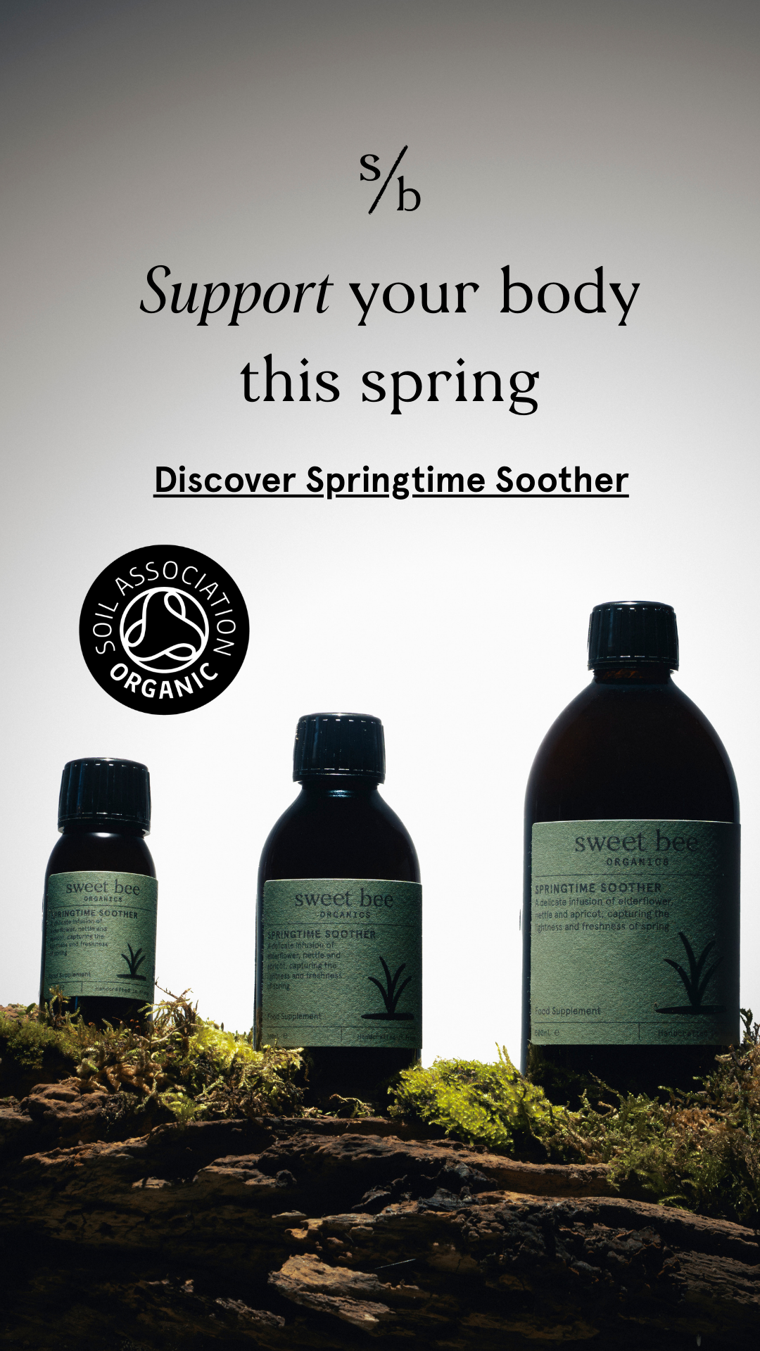 Sweet Bee Organics Facebook ad