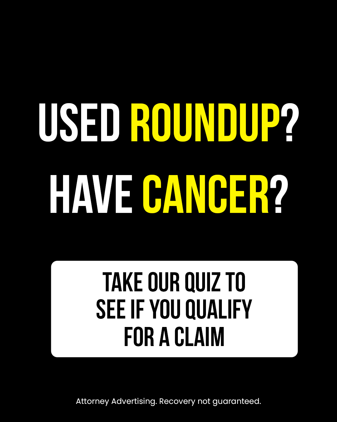 Roundup Cancer Lawsuit Claims Facebook ad