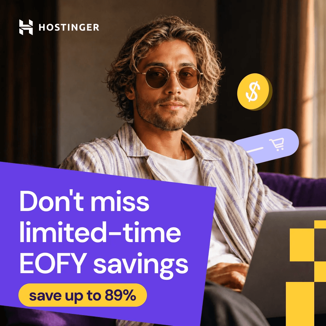 Hostinger Facebook ad from Jun 1, 2026