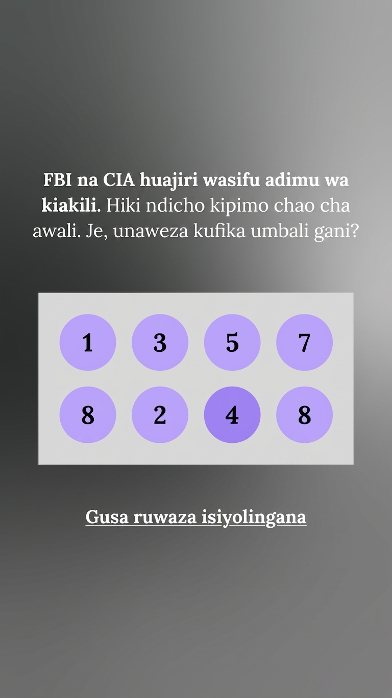 Free International IQ Test Facebook ad